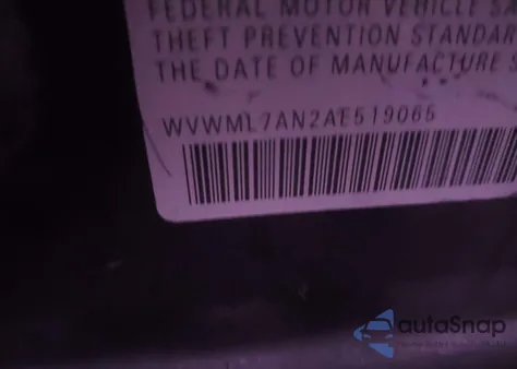 2010 Volkswagen Cc Sport from USA, damaged, VIN WVWML7AN2AE519065